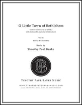 O Little Town of Bethlehem Unison/Two-Part choral sheet music cover